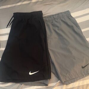 Nike Men's set of 2 Black and Gray Athletic Shorts